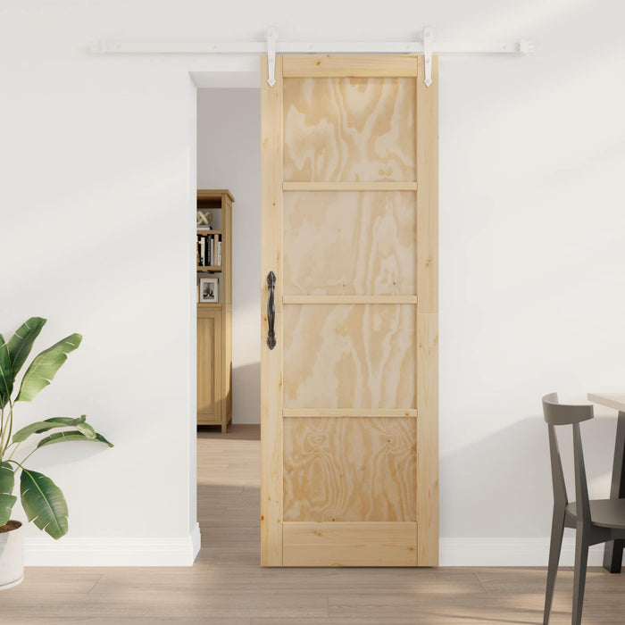 Ușă glisantă ORKDAL Natural și Alb 73,5 x 211 cm - WALTI WALTI