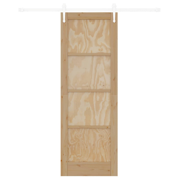 Ușă glisantă ORKDAL Natural și Alb 73,5 x 211 cm - WALTI WALTI
