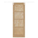 Ușă glisantă ORKDAL Natural și Alb 73,5 x 211 cm - WALTI WALTI