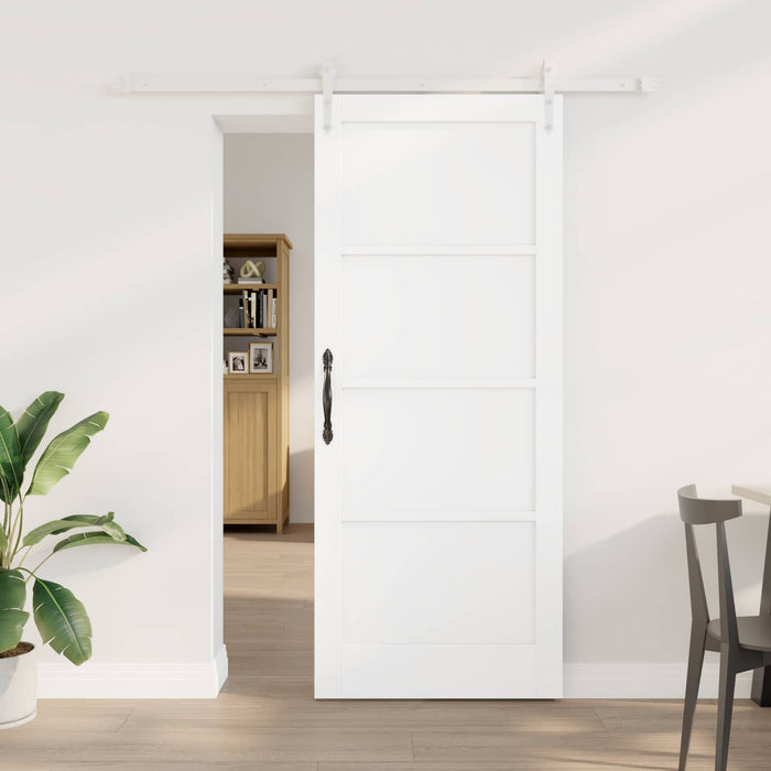Ușă glisantă ORKDAL Alb 83 x 202 cm Lemn masiv de pin - WALTI WALTI