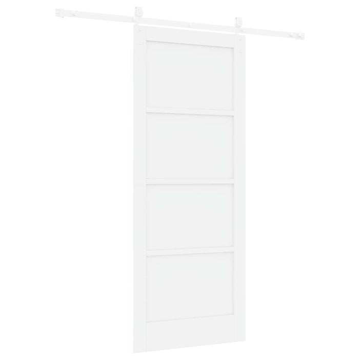 Ușă glisantă ORKDAL Alb 83 x 202 cm Lemn masiv de pin - WALTI WALTI
