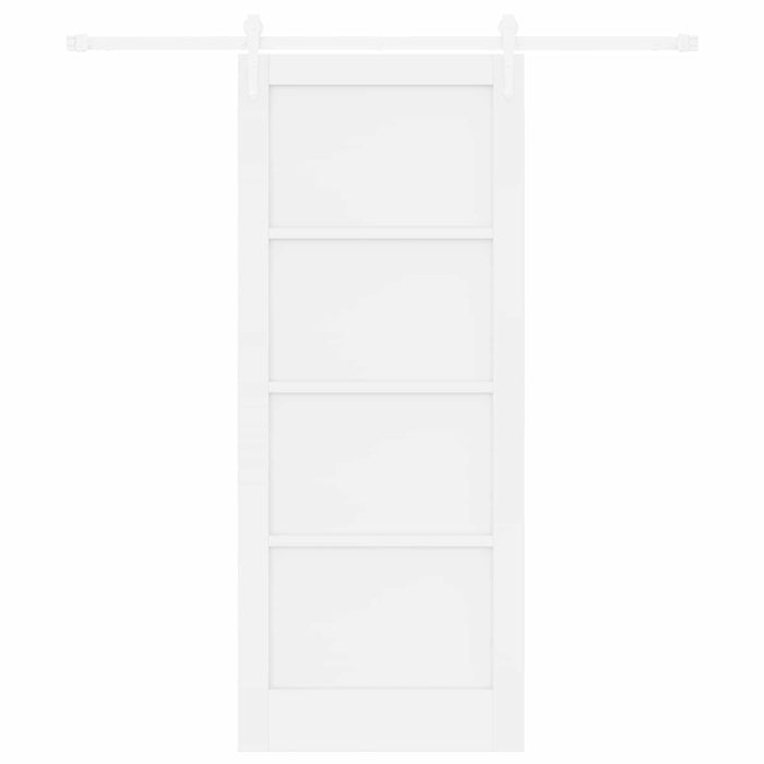 Ușă glisantă ORKDAL Alb 83 x 202 cm Lemn masiv de pin - WALTI WALTI
