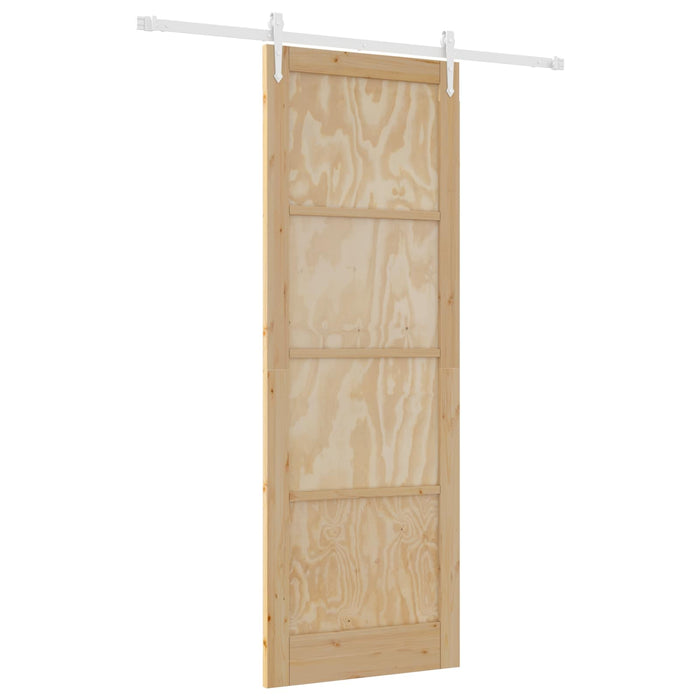 Ușă glisantă ORKDAL Natural și Alb 83 x 232 cm WALTI