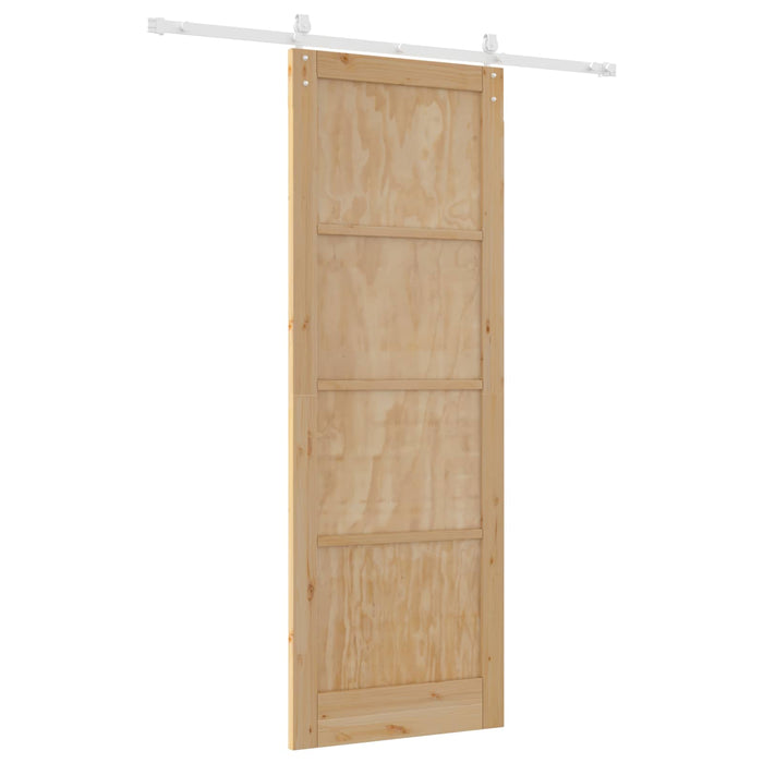 Ușă glisantă ORKDAL Natural și Alb 83 x 232 cm WALTI