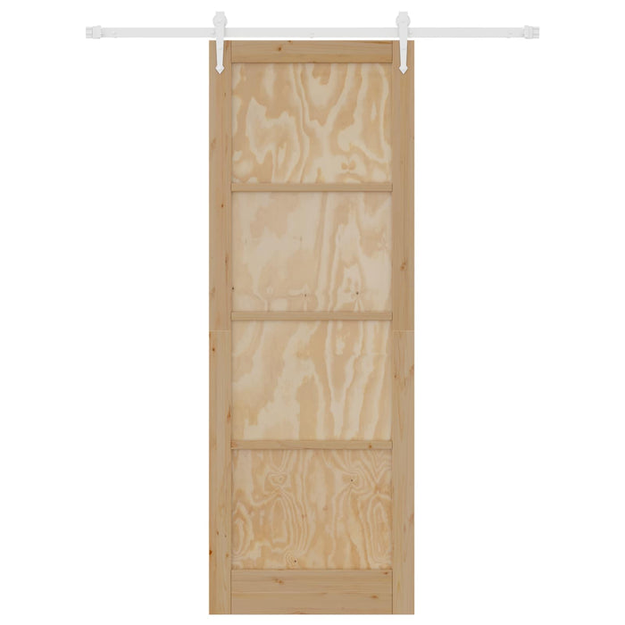 Ușă glisantă ORKDAL Natural și Alb 83 x 232 cm WALTI
