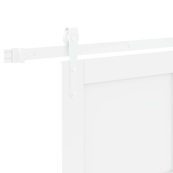Ușă glisantă ORKDAL Alb 83 x 232 cm Lemn masiv de pin - WALTI WALTI
