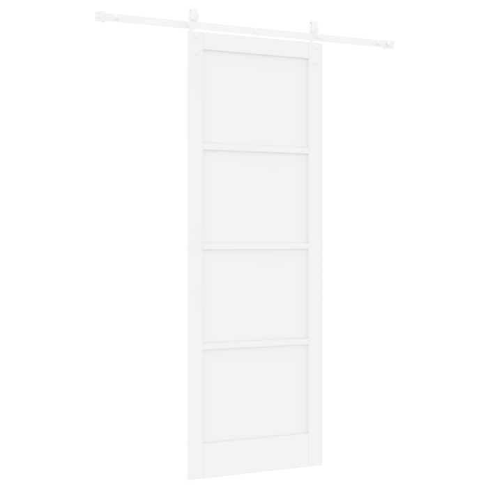 Ușă glisantă ORKDAL Alb 83 x 232 cm Lemn masiv de pin - WALTI WALTI