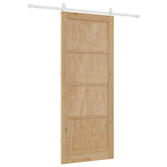 Ușă glisantă ORKDAL Natural și Alb 86 x 211 cm - WALTI WALTI