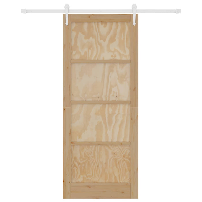 Ușă glisantă ORKDAL Natural și Alb 86 x 211 cm - WALTI WALTI