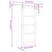 Ușă glisantă ORKDAL Natural și Alb 86 x 211 cm - WALTI WALTI