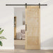 Ușă glisantă ORKDAL Natural și Negru 73,5 x 211 cm - WALTI WALTI