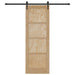 Ușă glisantă ORKDAL Natural și Negru 73,5 x 211 cm - WALTI WALTI