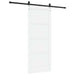 Ușă glisantă ORKDAL Alb și negru 83 x 202 cm Lemn masiv de pin - WALTI WALTI