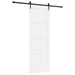 Ușă glisantă ORKDAL Alb și negru 83 x 232 cm Lemn masiv de pin - WALTI WALTI
