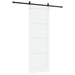 Ușă glisantă ORKDAL Alb și negru 83 x 232 cm Lemn masiv de pin - WALTI WALTI