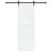 Ușă glisantă ORKDAL Alb și negru 83 x 232 cm Lemn masiv de pin - WALTI WALTI