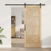 Ușă glisantă ORKDAL Natural și Negru 86 x 211 cm - WALTI WALTI