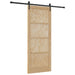 Ușă glisantă ORKDAL Natural și Negru 86 x 211 cm - WALTI WALTI
