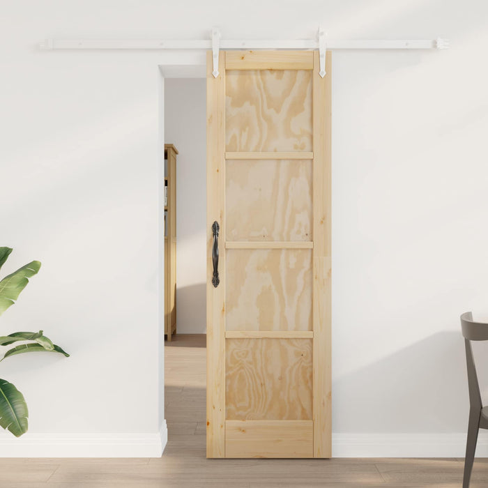 Ușă glisantă ORKDAL Natural și Alb 61 x 198,5 cm - WALTI WALTI