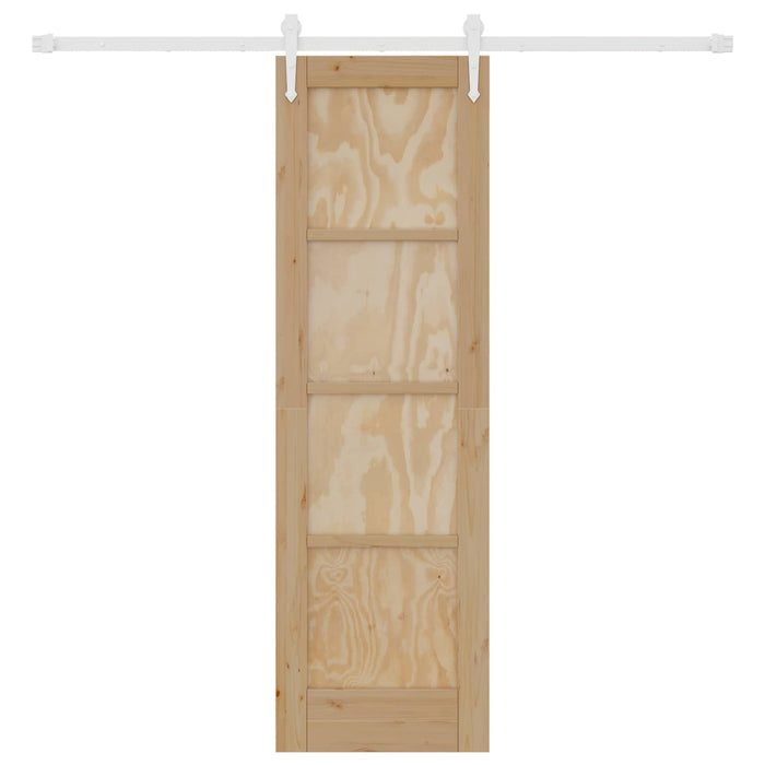 Ușă glisantă ORKDAL Natural și Alb 61 x 198,5 cm - WALTI WALTI