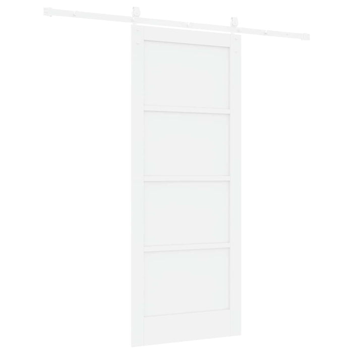 Ușă glisantă ORKDAL Alb 83 x 202 cm Lemn masiv de pin - WALTI WALTI