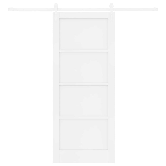 Ușă glisantă ORKDAL Alb 83 x 202 cm Lemn masiv de pin - WALTI WALTI