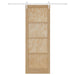 Ușă glisantă ORKDAL Natural și Alb 83 x 232 cm - WALTI WALTI