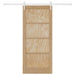Ușă glisantă ORKDAL Natural și Alb 86 x 198,5 cm - WALTI WALTI