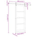 Ușă glisantă ORKDAL Natural și Alb 86 x 211 cm - WALTI WALTI