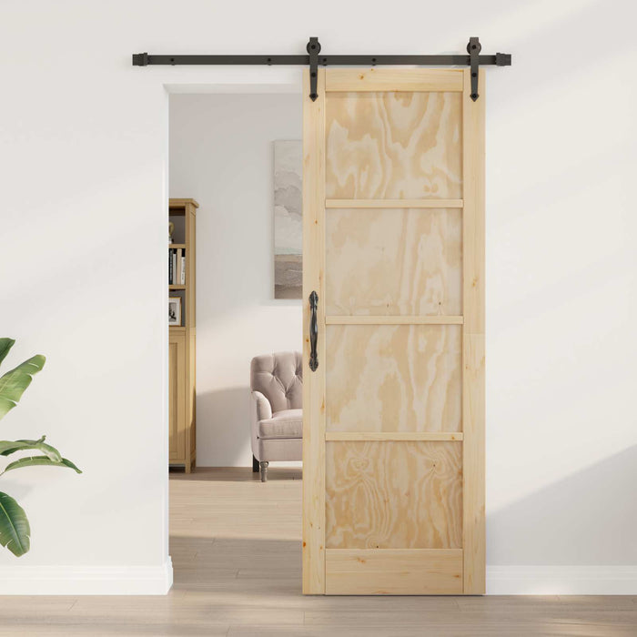 Ușă glisantă ORKDAL natural 73,5 x 211 cm Lemn masiv de pin - WALTI WALTI