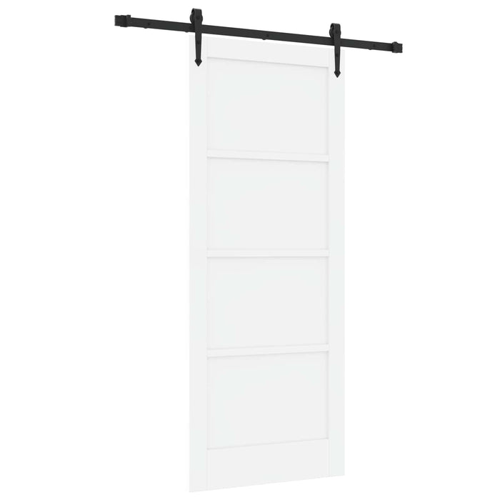 Ușă glisantă ORKDAL Alb 83 x 202 cm Lemn masiv de pin - WALTI WALTI