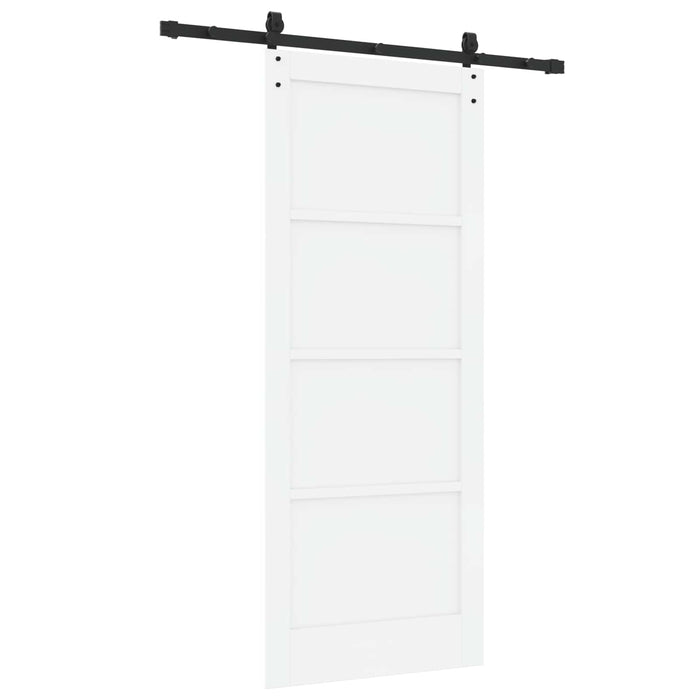 Ușă glisantă ORKDAL Alb 83 x 202 cm Lemn masiv de pin - WALTI WALTI