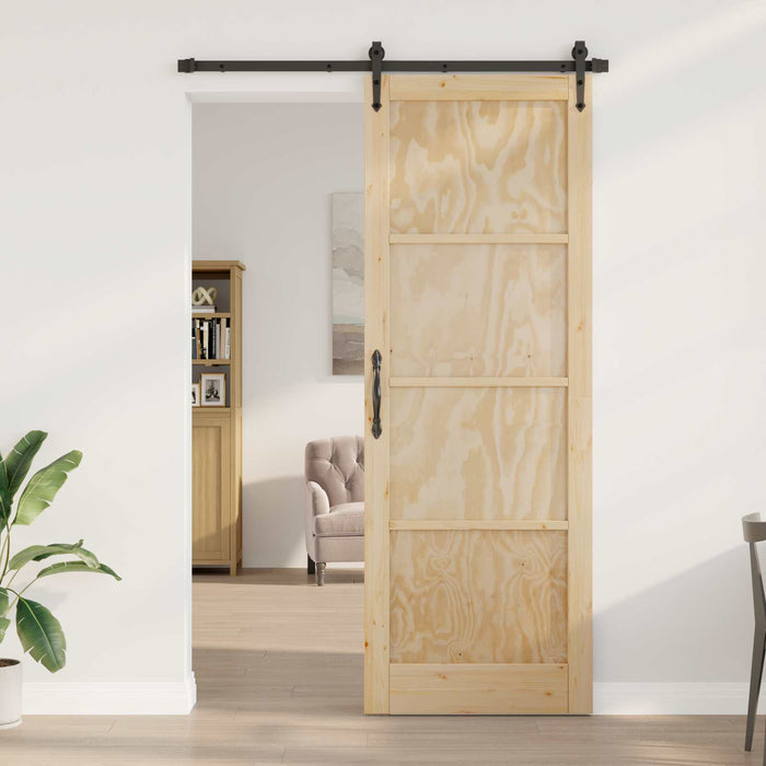 Ușă glisantă ORKDAL natural 83 x 232 cm Lemn masiv de pin - WALTI WALTI