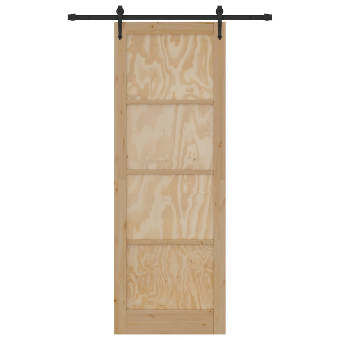 Ușă glisantă ORKDAL natural 83 x 232 cm Lemn masiv de pin - WALTI WALTI