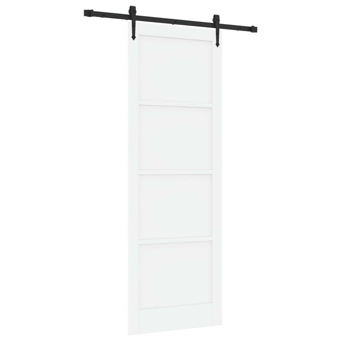 Ușă glisantă ORKDAL Alb 83 x 232 cm Lemn masiv de pin - WALTI WALTI