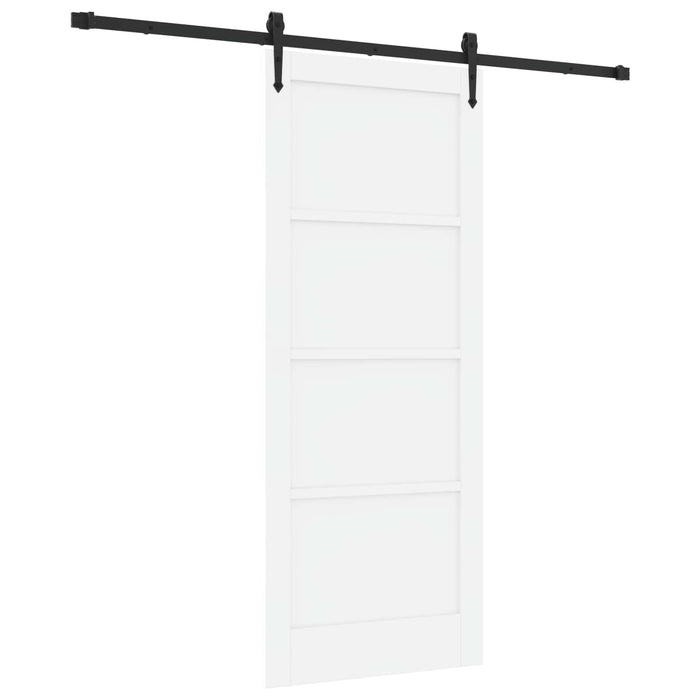 Ușă glisantă ORKDAL Alb 83 x 202 cm Lemn masiv de pin - WALTI WALTI