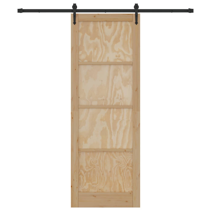 Ușă glisantă ORKDAL natural 83 x 232 cm Lemn masiv de pin - WALTI WALTI