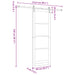 Ușă glisantă ORKDAL natural 83 x 232 cm Lemn masiv de pin - WALTI WALTI
