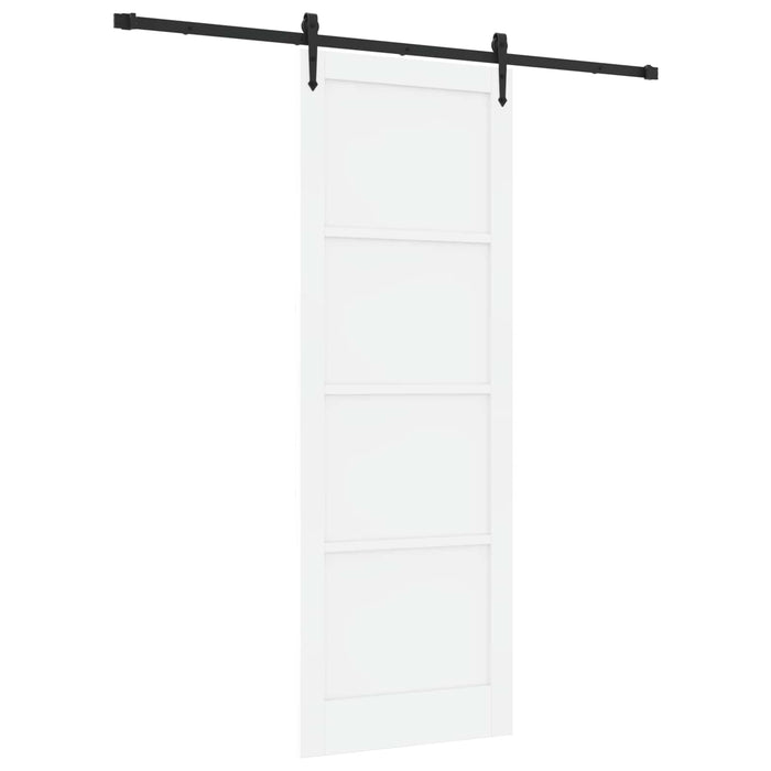 Ușă glisantă ORKDAL Alb 83 x 232 cm Lemn masiv de pin - WALTI WALTI