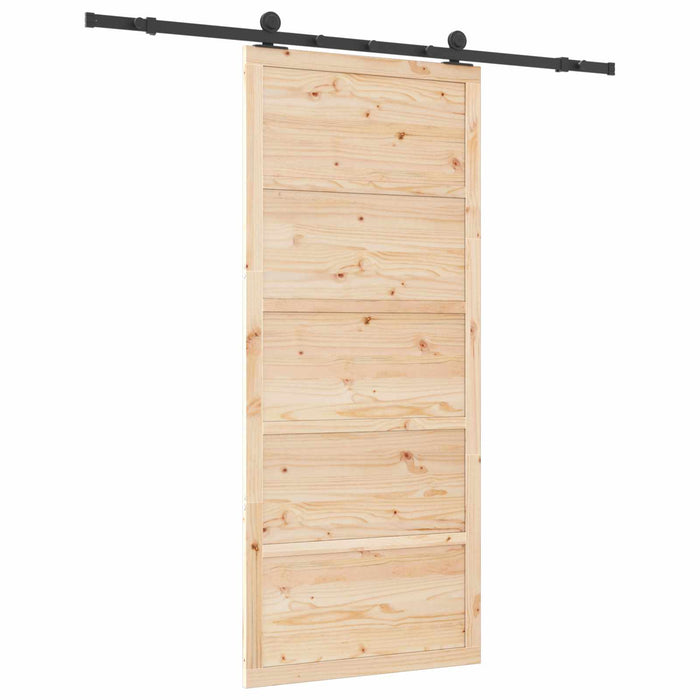 Ușă glisantă natural 80 x 208 cm Lemn masiv de pin WALTI