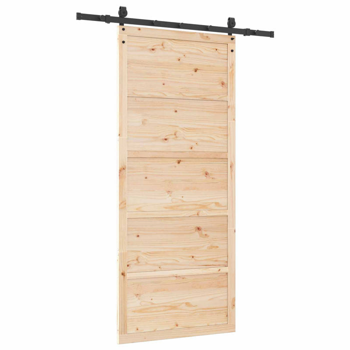 Ușă glisantă natural 80 x 208 cm Lemn masiv de pin - WALTI WALTI