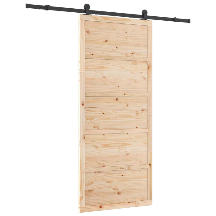 Ușă glisantă natural 90 x 208 cm Lemn masiv de pin WALTI