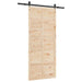 Ușă glisantă natural 80 x 208 cm Lemn masiv de pin - WALTI WALTI