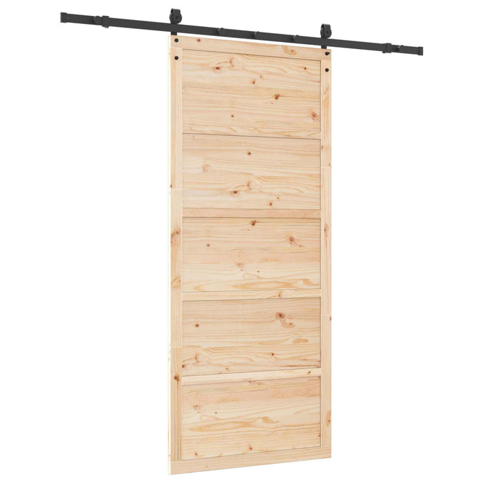 Ușă glisantă natural 80 x 208 cm Lemn masiv de pin - WALTI WALTI