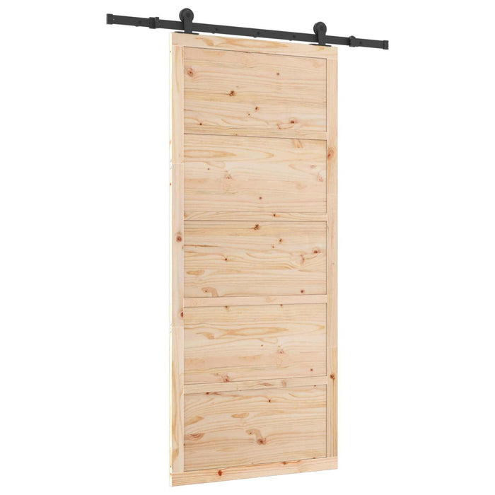 Ușă glisantă natural 80 x 208 cm Lemn masiv de pin - WALTI WALTI