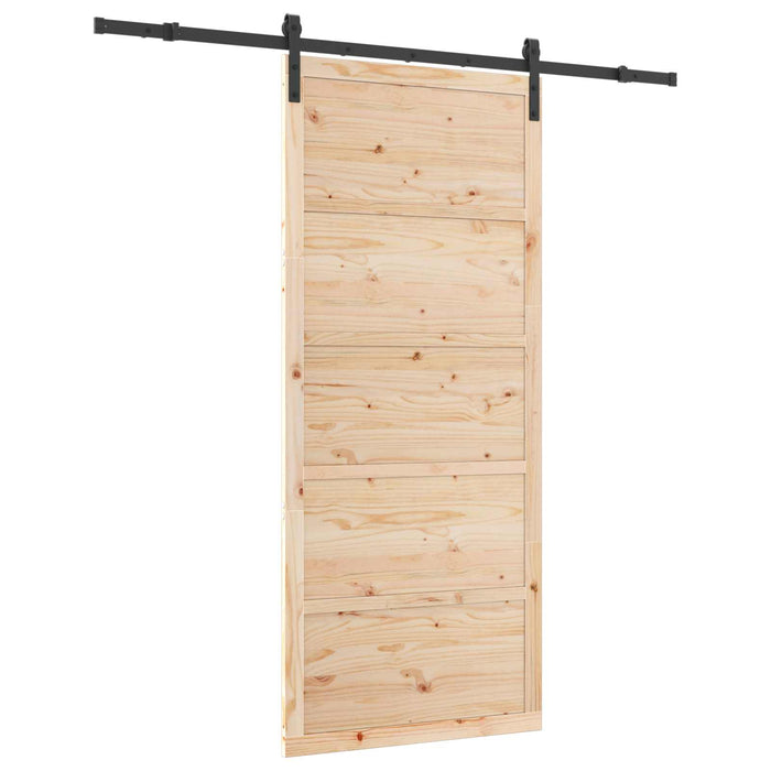 Ușă glisantă natural 90 x 208 cm Lemn masiv de pin WALTI