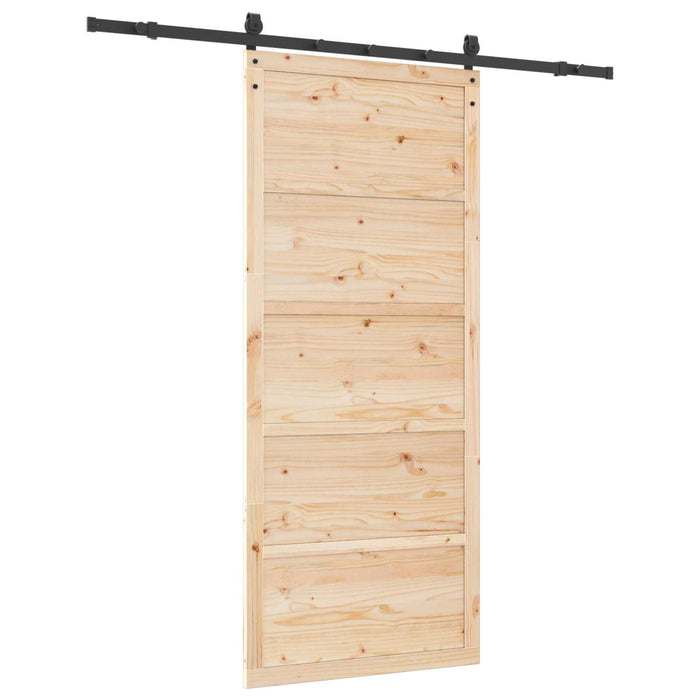 Ușă glisantă natural 90 x 208 cm Lemn masiv de pin WALTI
