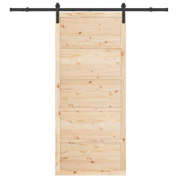 Ușă glisantă natural 90 x 208 cm Lemn masiv de pin WALTI
