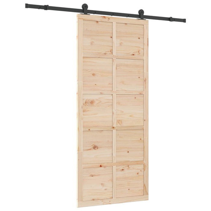 Ușă glisantă natural 90 x 208 cm Lemn masiv de pin WALTI