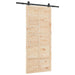 Ușă glisantă natural 80 x 208 cm Lemn masiv de pin - WALTI WALTI